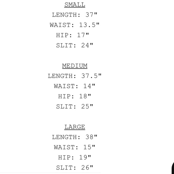 NWT! StUnNiNg Boutique Metallic Copper Slit Skirt! FaBuLoUs! ❤️ - Picture 7 of 8